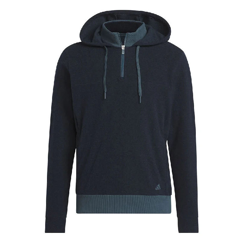 Men's Shirts with Roll-Up Sleevesadidas - Men's Go-To Quarter Zip Hoodie (IT8336)