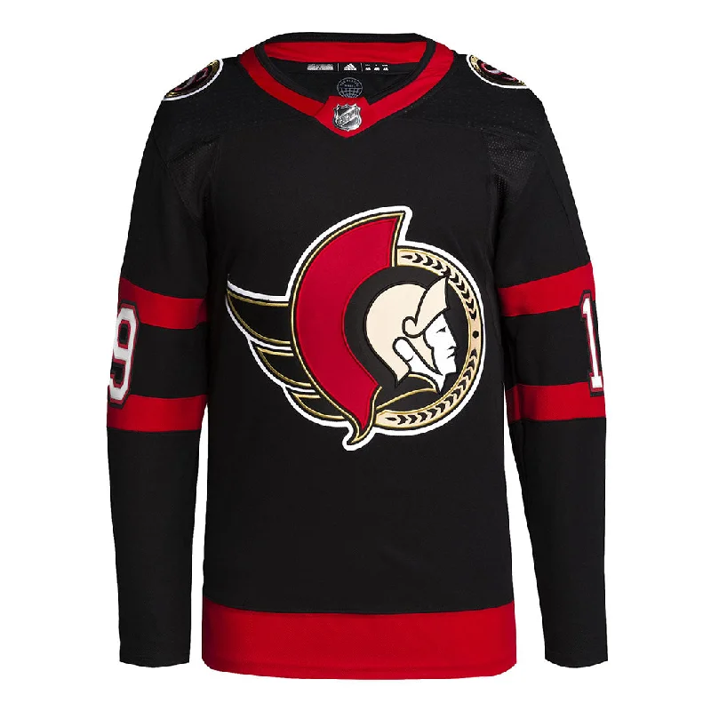 Men's Shirts with Surplice Hemlinesadidas - Men's Ottawa Senators Authentic Drake Batherson Home Jersey (IA7818)