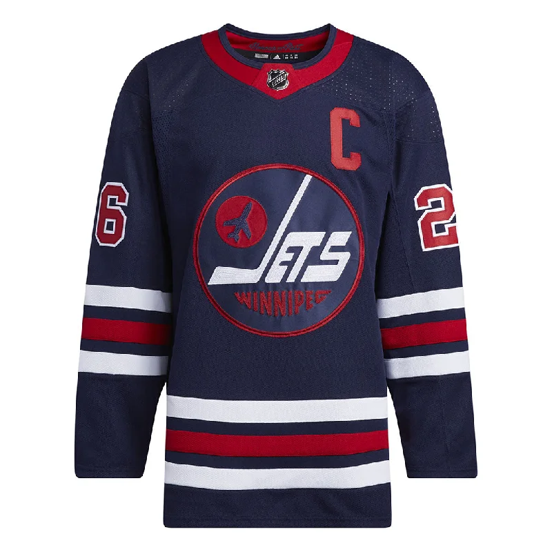 Men's Shirts with Adjustable Hemlinesadidas - Men's Winnipeg Jets Blake Wheeler Third Jersey (H60055)