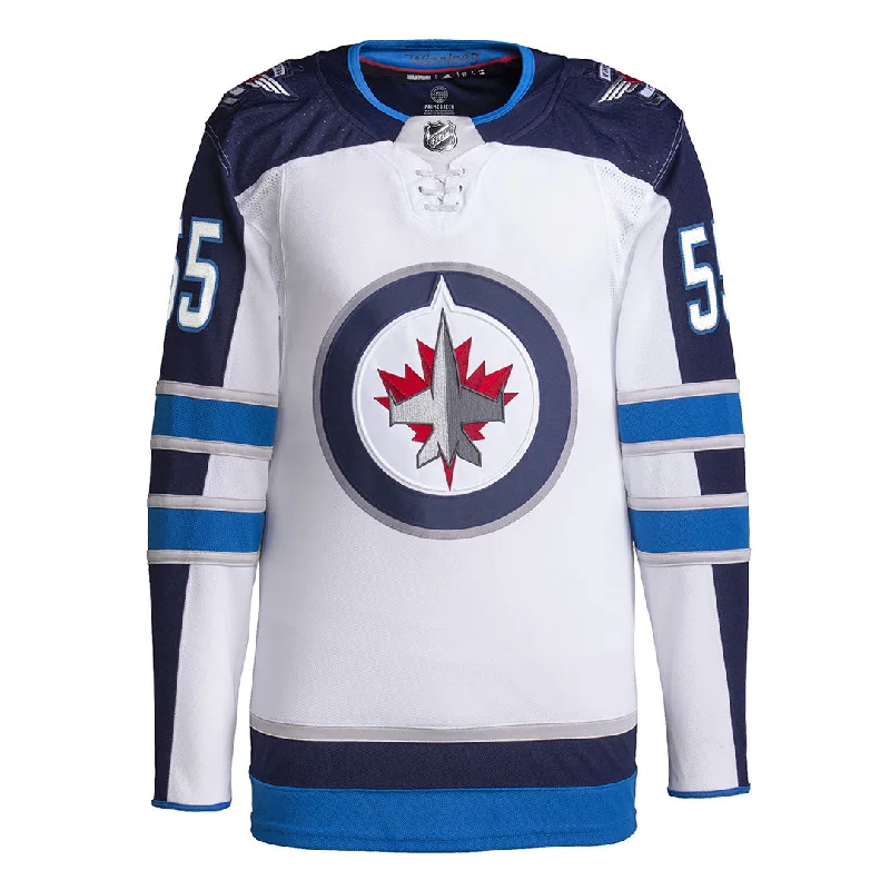 Men's Shirts with Drawstring Waistbandsadidas - Men's Winnipeg Jets Mark Scheifele Authentic Jersey (HB6637)