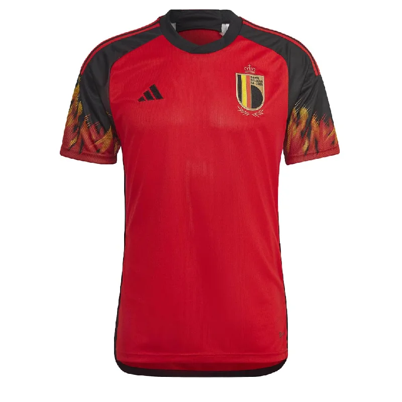 Men's Shirts with Antimicrobial Treatmentadidas - Men's Belgium 22 Home Jersey (HD9412)