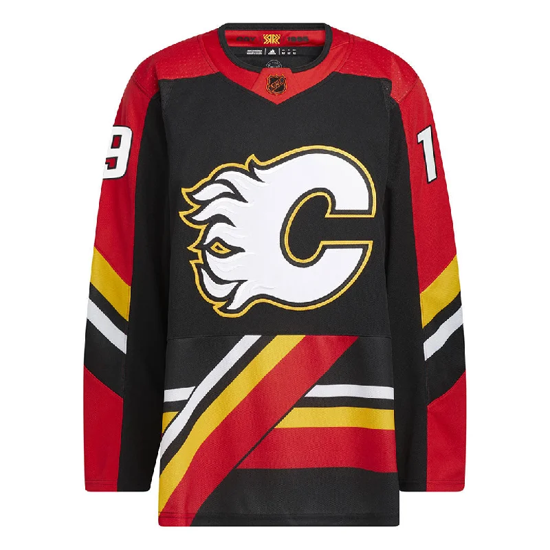 Breathable Men's Mesh Topsadidas - Men's Calgary Flames Authentic Matthew Tkachuk Retro Jersey (H52297)