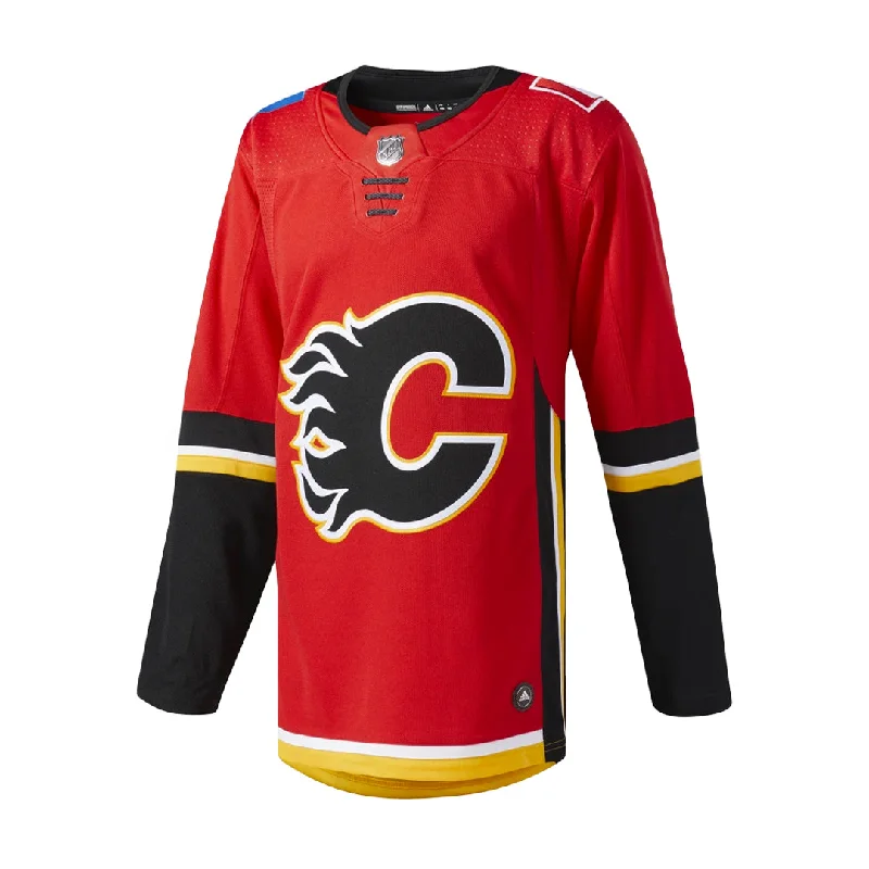 Patterned Men's Hawaiian Shirtsadidas - Men's Calgary Flames Home Authentic Pro Jersey (CA7072)