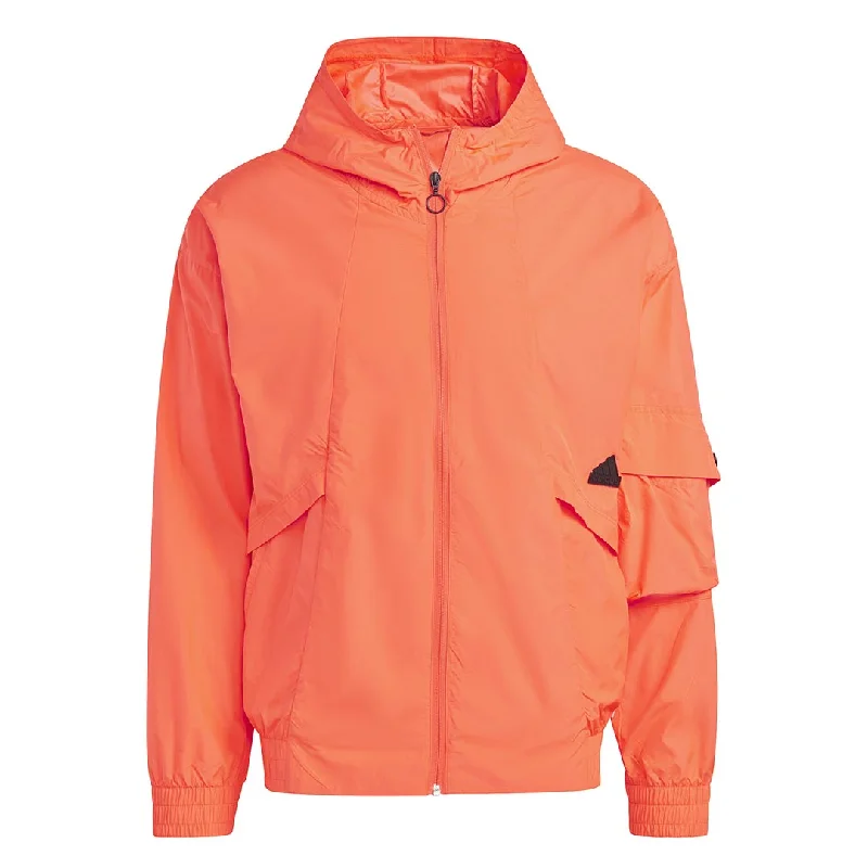 Men's Shirts with Pleated Hemlinesadidas - Men's City Escape Windbreaker Jacket (IC6731)