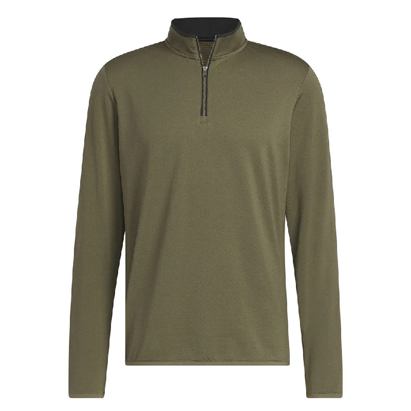 Men's Shirts with Adjustable Hemlinesadidas - Men's Lightweight Cold.Rdy 1/4 Zip Pullover (IB1978)