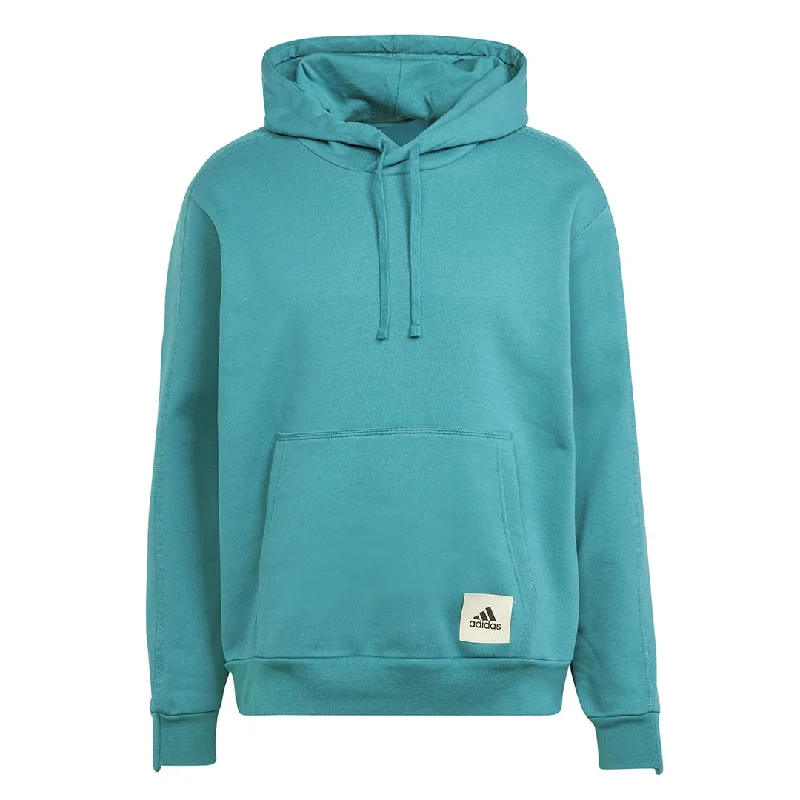 Men's Shirts with Rounded Hemlinesadidas - Men's Lounge Fleece Hoodie (IM0479)