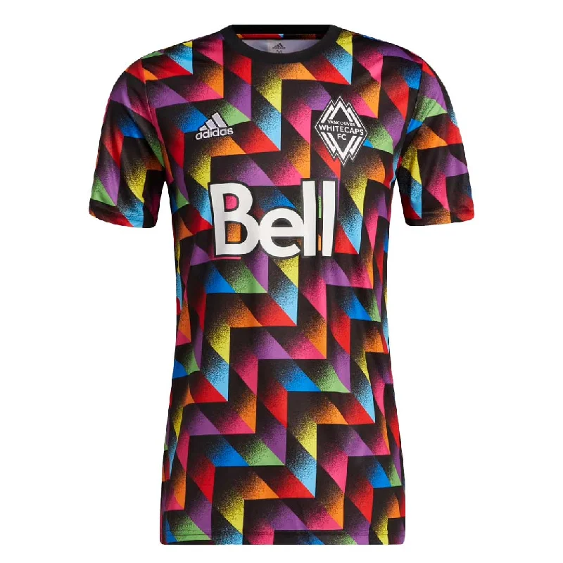 Men's Shirts with Mock Necksadidas - Men's Vancouver Whitecaps FC Pre-Match Jersey (HN4127)