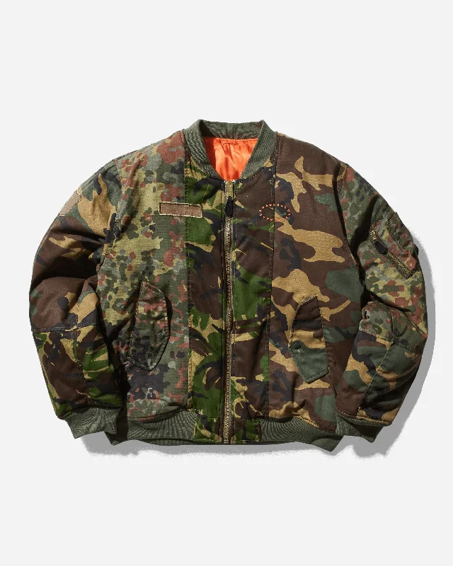 Men's Coats for Everyday WearMen's Fostex Garments Docking MA-1 Jacket Camo