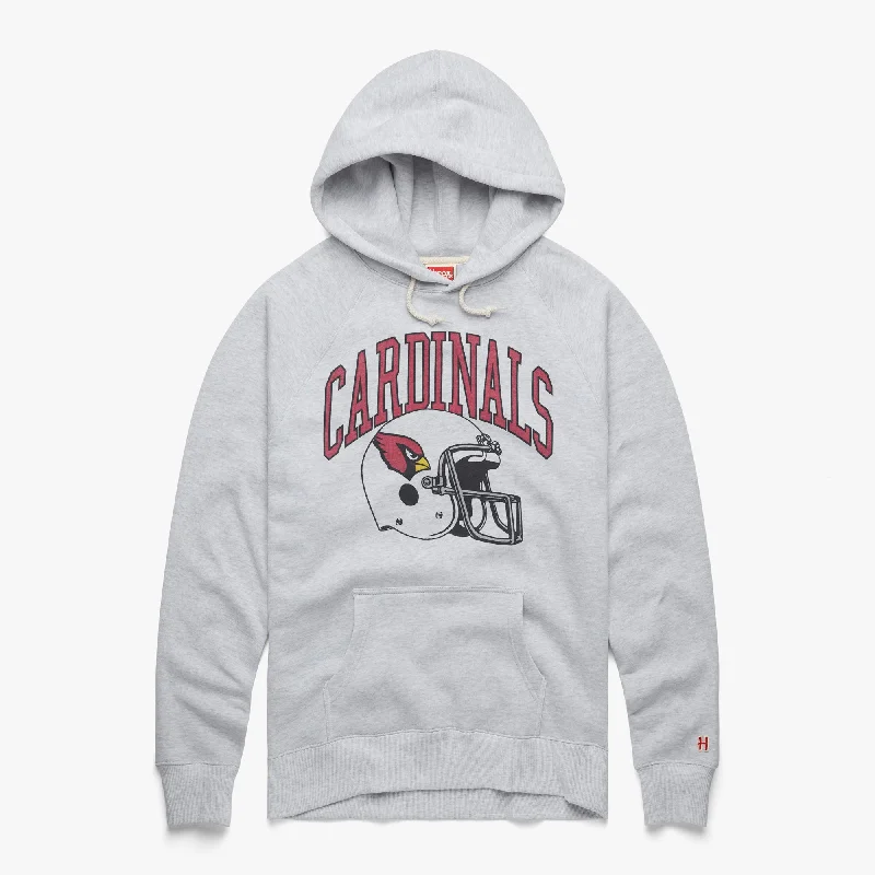 Men's Hoodies with Extra-Long SleevesArizona Cardinals Helmet Hoodie