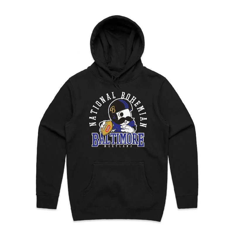 Men's Hoodies with LogoBALTIMORE FOOTBALL HOODIE - BLACK