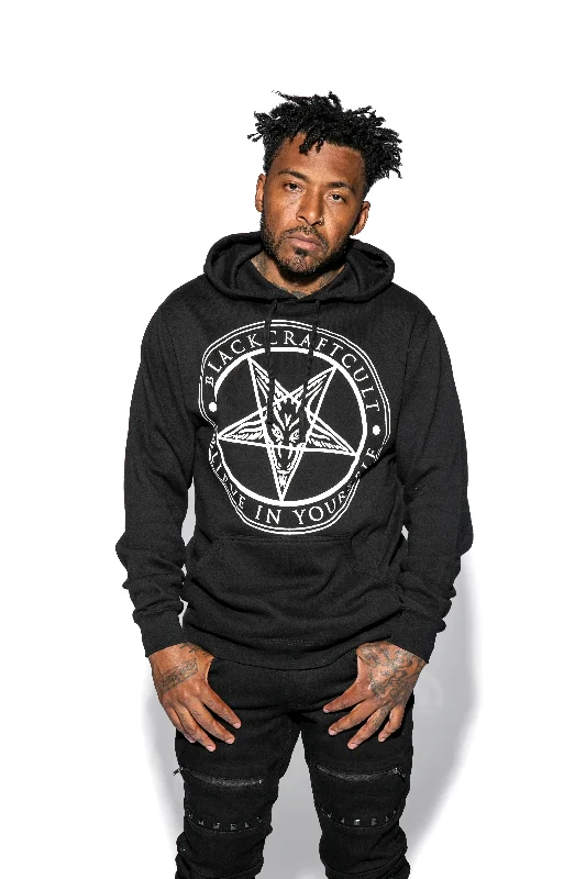 Men's Sweaters with Hidden PocketsBelieve In Yourself - Hooded Pullover Sweater