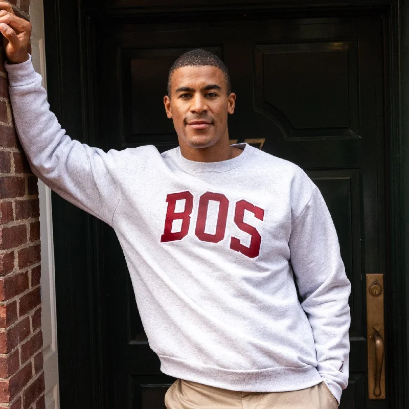 Trendy Men's Patterned HoodiesBoston Crew Sweatshirt