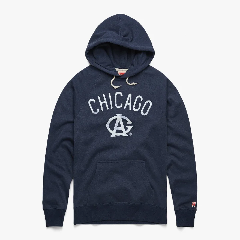 Men's Hoodies with Zipper DetailsChicago American Giants Hoodie