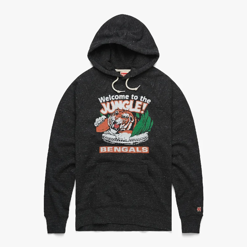 Men's Hoodies with Quick-Dry FabricCincinnati Bengals Welcome To The Jungle Hoodie