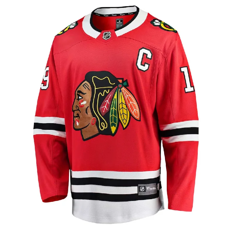 Men's Shirts with Chest PocketsFanatics - Men's Chicago Blackhawks Jonathan Toews Breakaway Jersey (879M CBHH H37 T19)