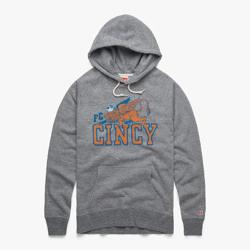 Men's Hoodies for SnowboardingFC Cincy Lion And Crown Hoodie