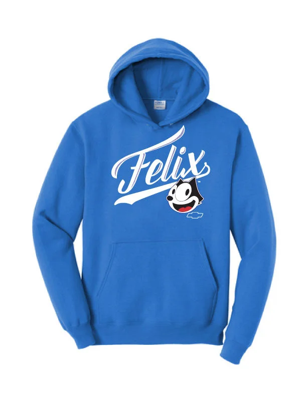 Durable Men's Canvas HoodiesFelix Chevrolet Royal Blue Hoodie