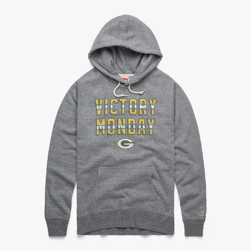 Casual Men's Zip-Up HoodiesGreen Bay Packers Victory Monday Hoodie