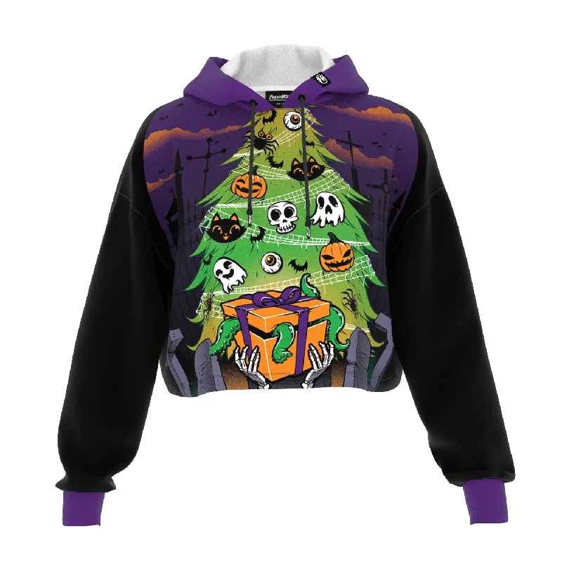 Men's Hoodies for Casual WearHalloween Is My Xmas Cropped Hoodie