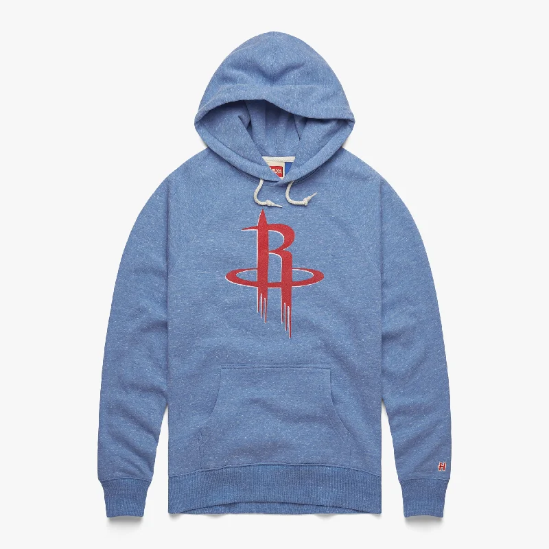 Casual Men's Zip-Up HoodiesHouston Rockets Logo Hoodie