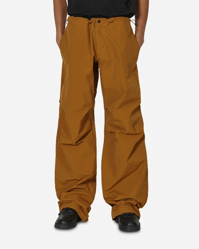 High-Quality Men's JeansParachute Pants Brown