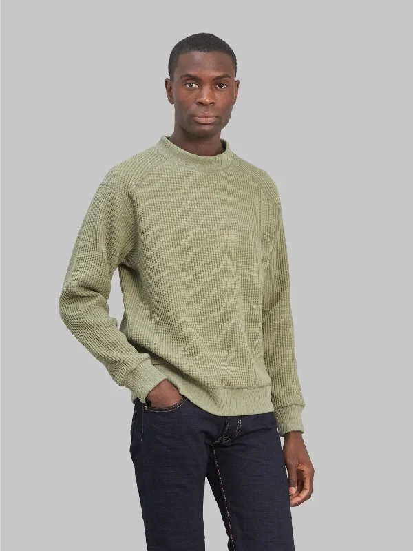 Men's Sweaters for AutumnJackman Waffle Midneck Sweater Olive