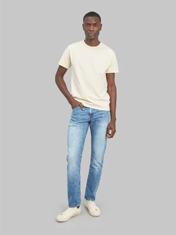 Best Fitting Men's JeansJapan Blue J304 12.5oz Africa cotton Stonewashed Straight Jeans