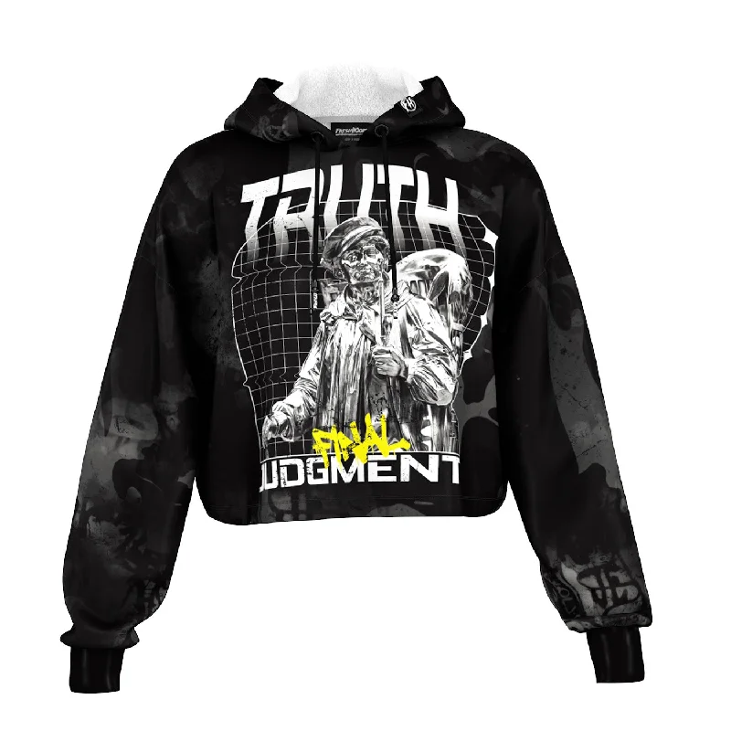 Men's Hoodies for AutumnJudgment Cropped Hoodie