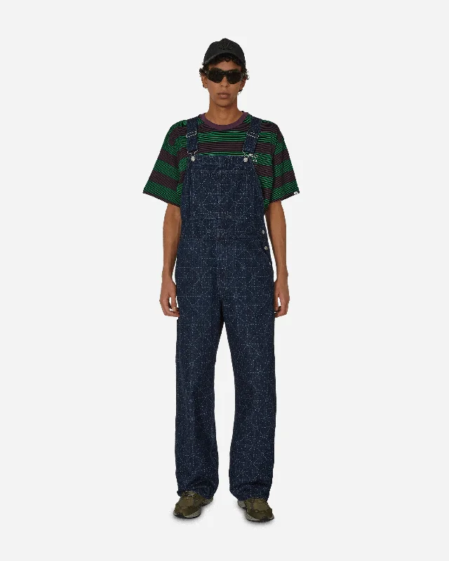 Wide-Leg Men's JeansLevi’s® Printed Denim Overall Rinse Blue