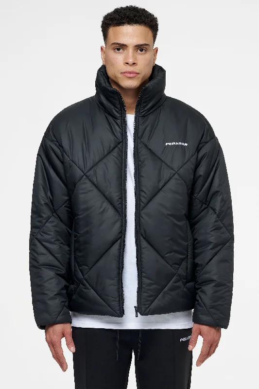 Men's Coats with Inner PocketsLabin Quilted Puffer Jacket Black