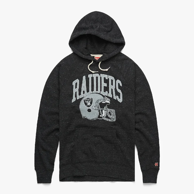 Men's Hoodies with Pass-Through PocketsLas Vegas Raiders Helmet Hoodie