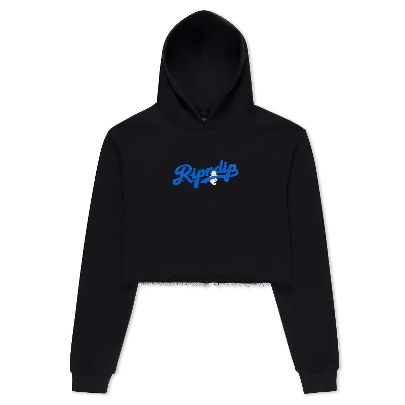 Classic Men's Cotton HoodiesLos Ripndip Cropped Hoodie (Black)