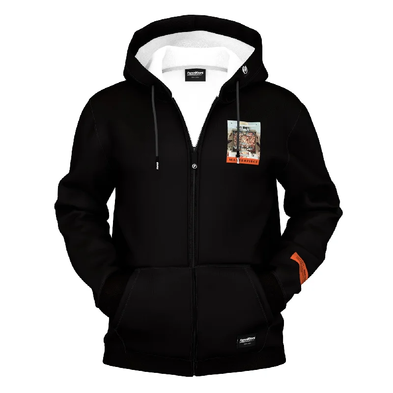 Men's Hoodies with Built-In HeadphonesMasterpiece Zip Up Hoodie