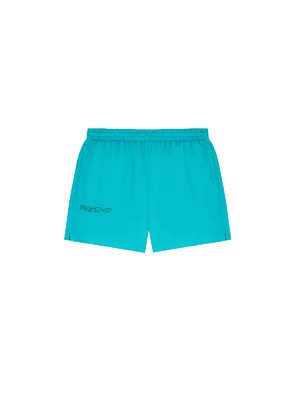 Men's Coats for SpringMens Archive Enhanced Degradation Nylon Shorts—peacock blue