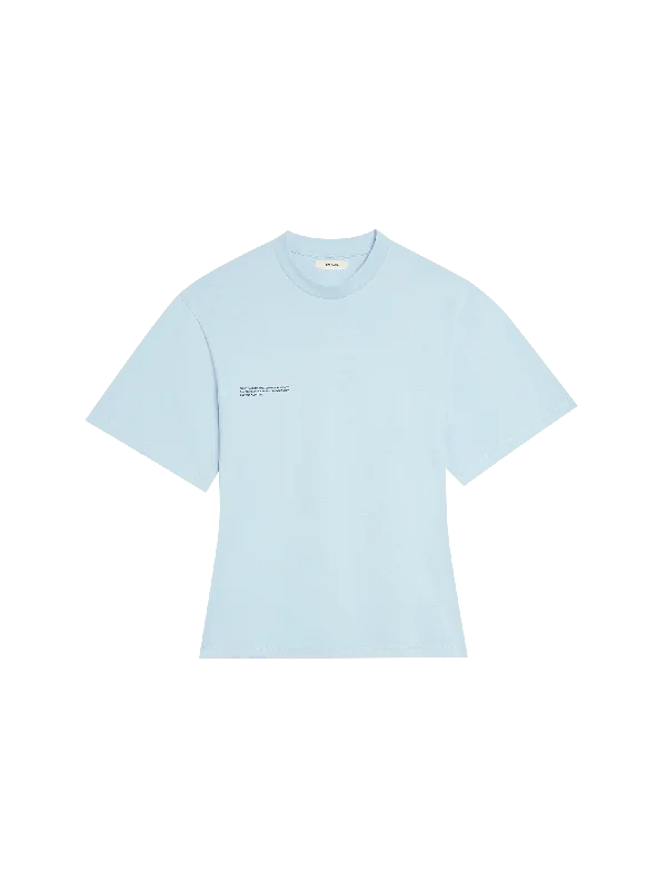 Men's Coats with Military InfluenceMens Archive PPRMINT™ Organic Cotton Wide Sleeve T-shirt—baby blue