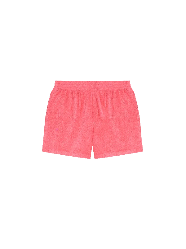 Versatile Men's Pea CoatsMens Archive Towelling Shorts—lotus pink