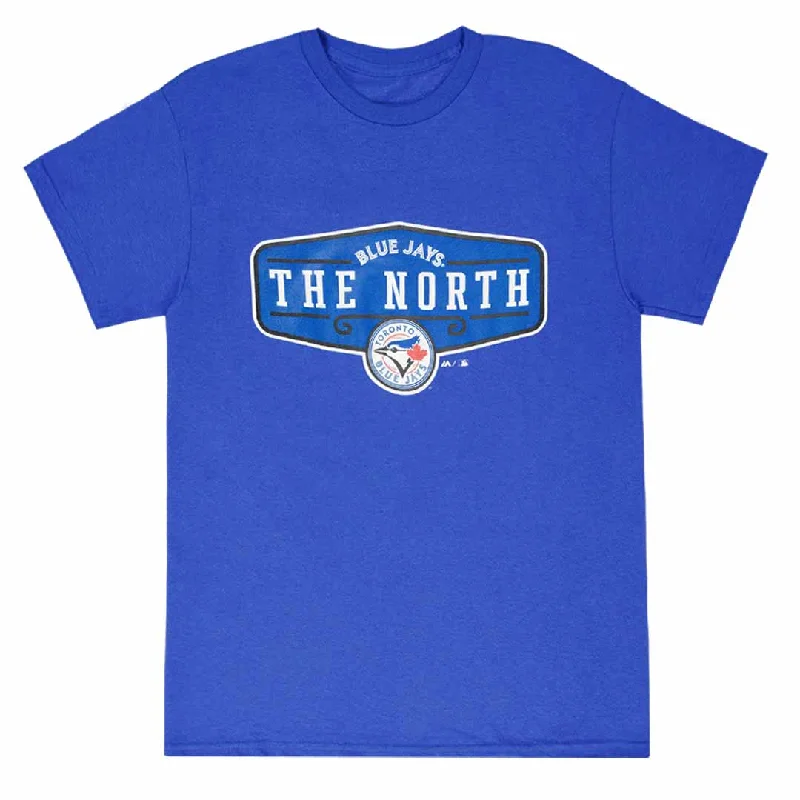 Men's Shirts with Double-Breasted DesignsMLB - Men's Toronto Blue Jays Engage T-Shirt (XVML0BBMSC1A1PB 40BLU)