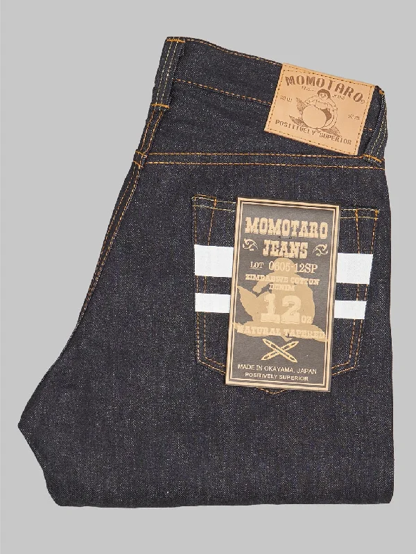 Stylish Men's JeansMomotaro 0605-12SP Going To Battle 12oz Natural Tapered Jeans