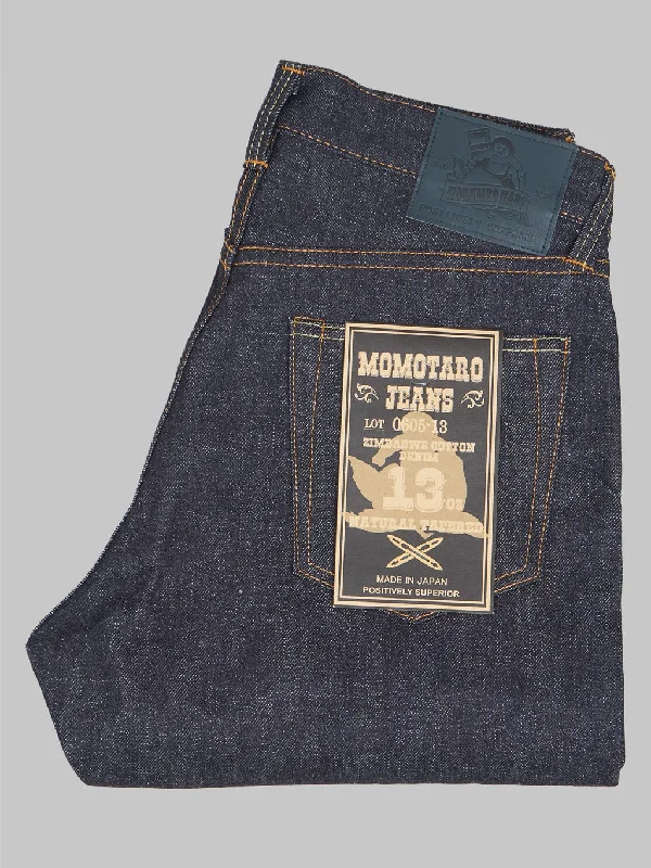 Elegant Men's JeansMomotaro 0605-13 13oz Natural Tapered Jeans