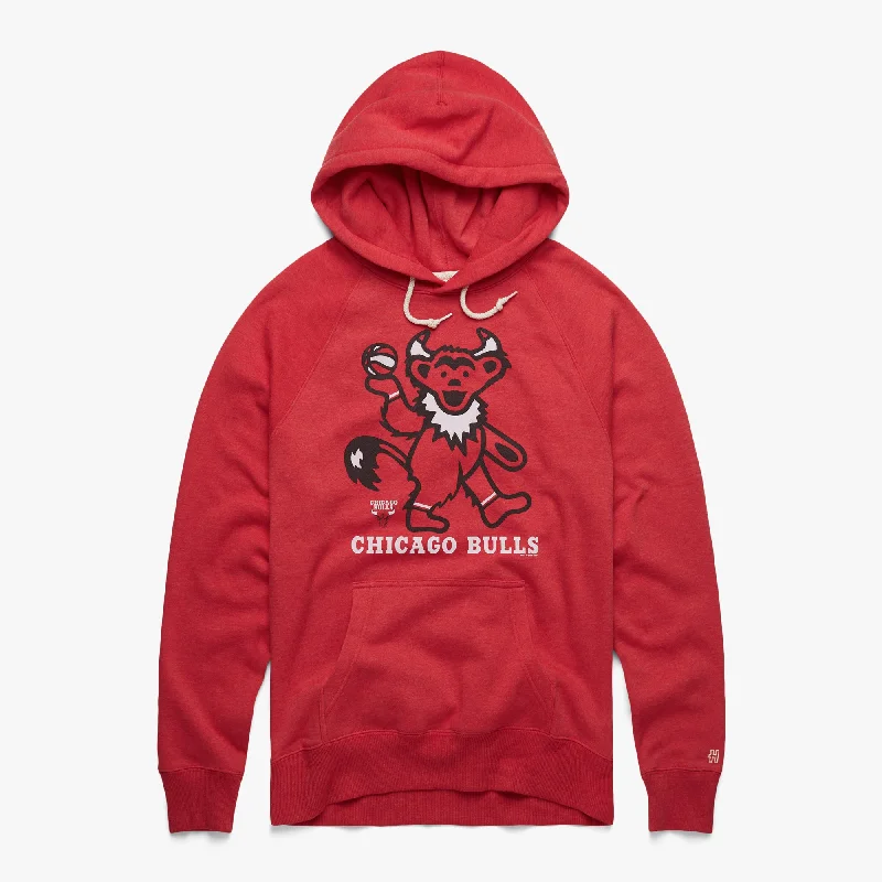 Unique Men's Custom HoodiesNBA x Grateful Dead x Bulls Hoodie