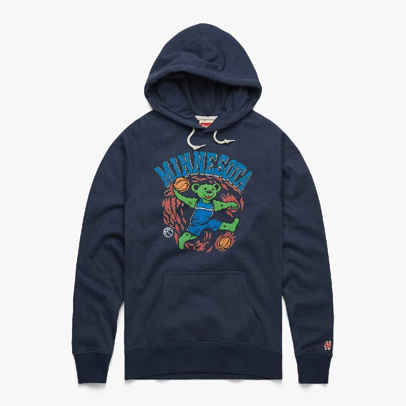 Men's Hoodies with Heavy-Duty ZippersNBA x Grateful Dead x Timberwolves Hoodie