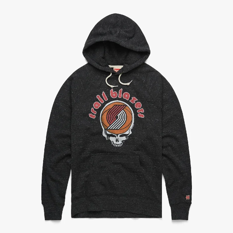 Affordable Men's HoodiesNBA x Grateful Dead x Trail Blazers Hoodie