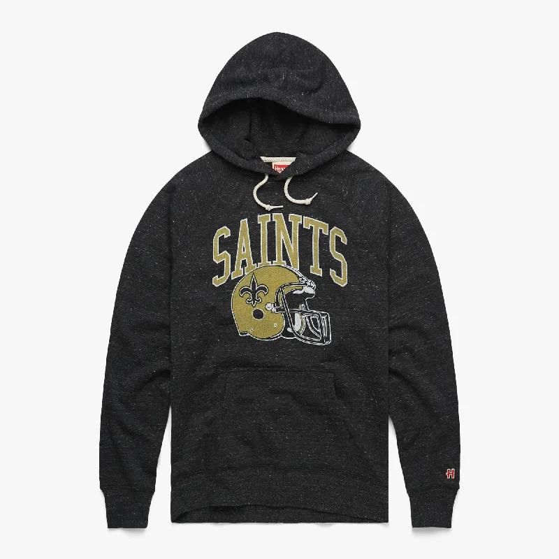 Lightweight Men's Running HoodiesNew Orleans Saints Helmet Hoodie