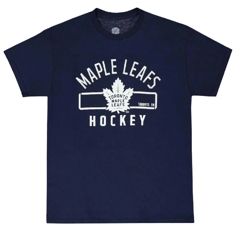 Casual Men's T-ShirtsNHL - Men's Toronto Maple Leafs Arch T-Shirt (NHXX26HMSC1A1PB 41NVY)