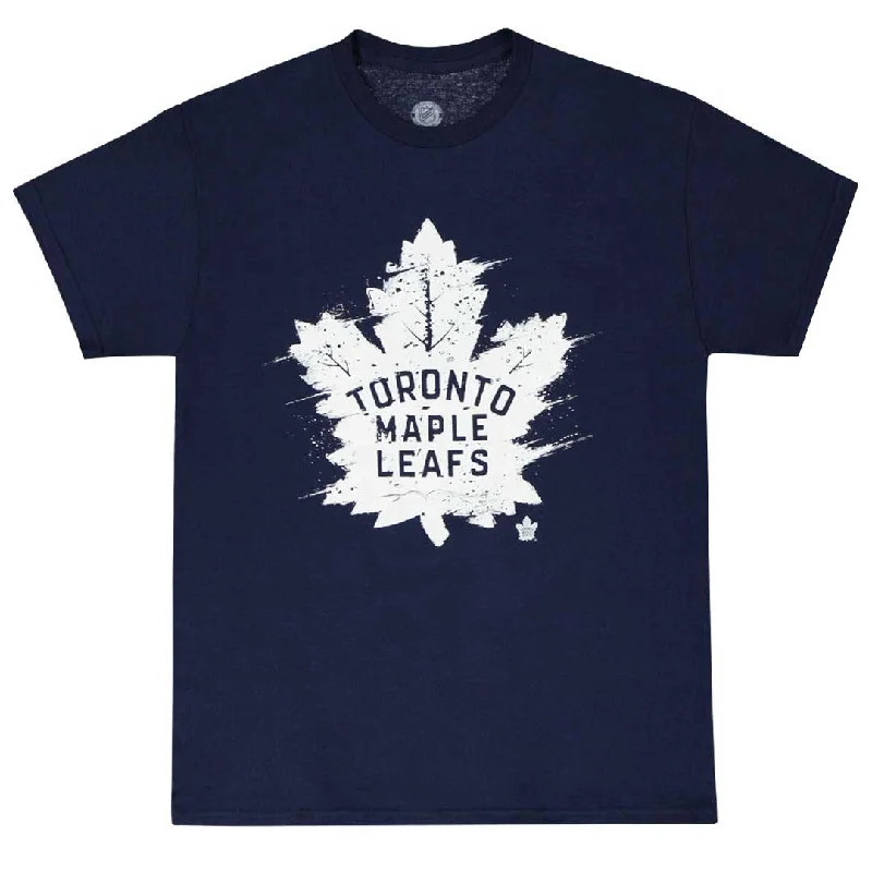 Men's Shirts with Pin CollarsNHL - Men's Toronto Maple Leafs Splatter T-Shirt (NHXX26MMSC1A1PB 41NVY)