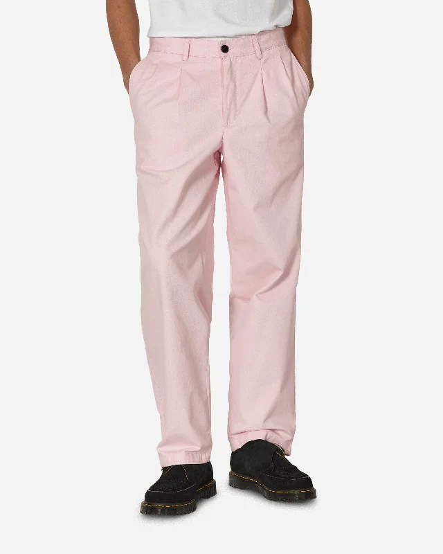 Men's Jeans Made in USATwill Double-Pleat Pants Pink