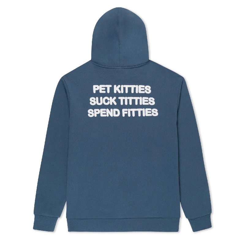 Men's Hoodies for Casual WearPet Kitties Hoodie (Storm Blue)