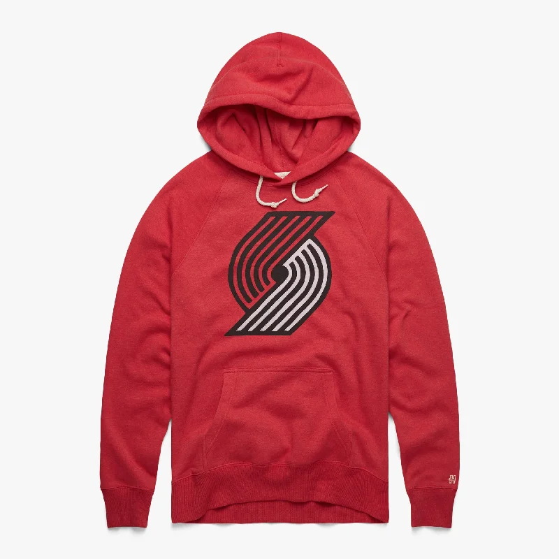 Men's Hoodies with Reinforced StitchingPortland Trail Blazers Logo Hoodie