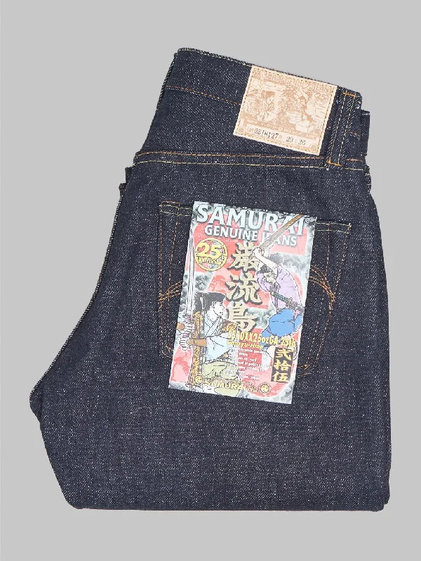 Fashion-Forward Men's JeansSamurai Jeans S510XX25ozGA-25th "Ganryu-Jimai" 25oz 25th Anniversary Regular Straight Jeans