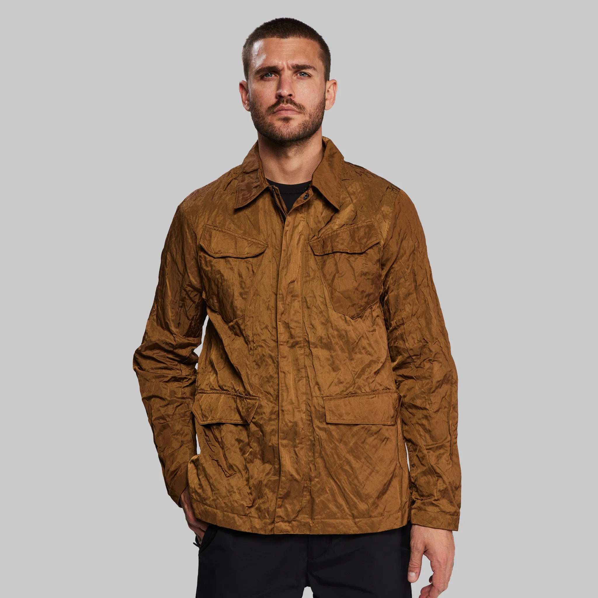 Men's Coats with HoodsSteel Field Jacket. Bronze edition